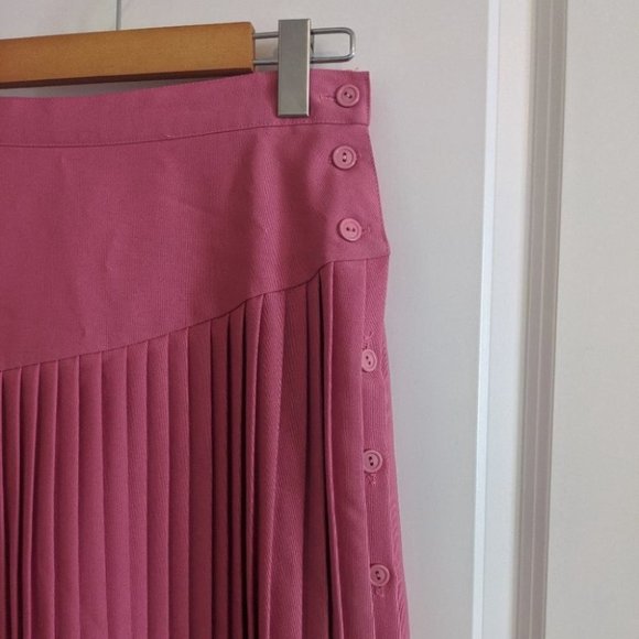 Vintage Pleated Skirt Pink - Picture 4 of 7